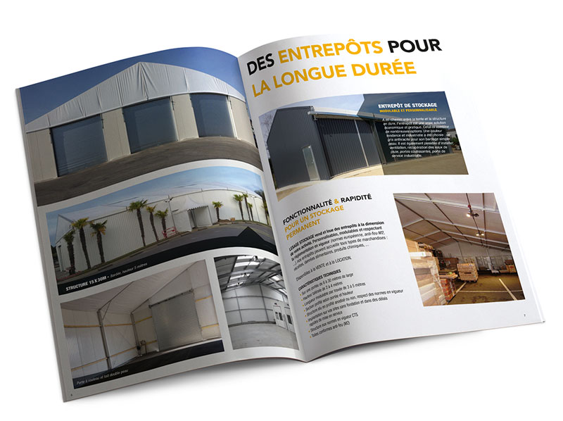 Brochure Lesage tente de stockage