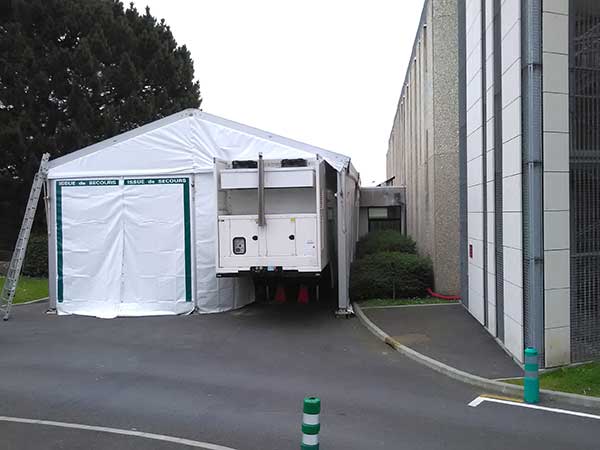 Stockage hopital de Saint-Malo