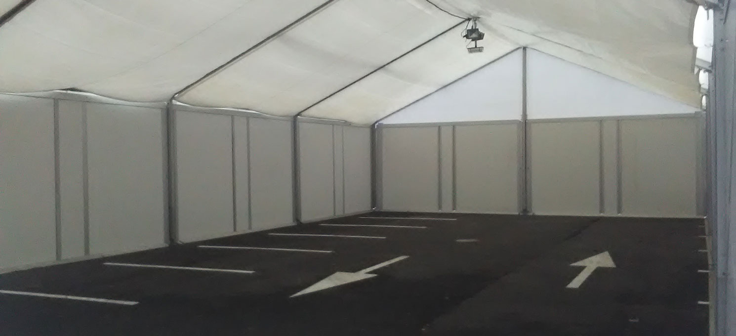 Tente de stockage - Surface 200 m2 - Lesage Stockage