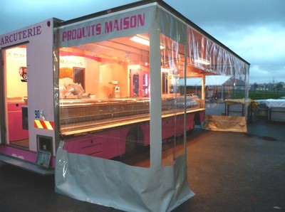 Auvent pour foodtruck